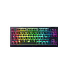 RAZER BlackWidow V4 Tenkeyless Hyperspeed | Karštas keitimas, oranžiniai taktiniai jungikliai Gen-3, Razer Chroma™ RGB
