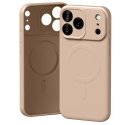 Mercury pusiau silikoninis MagSafe dėklas iPhone 17 Pro Max rožinis Mercury pusiau silikoninis MagSafe dėklas iPhone 17 Pro Max rožinis