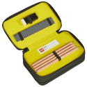 LEGO NINJAGO 3 Layer Pencil Case with content Elemental Master of Energy