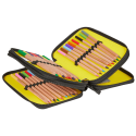 LEGO NINJAGO 3 Layer Pencil Case with content Elemental Master of Energy