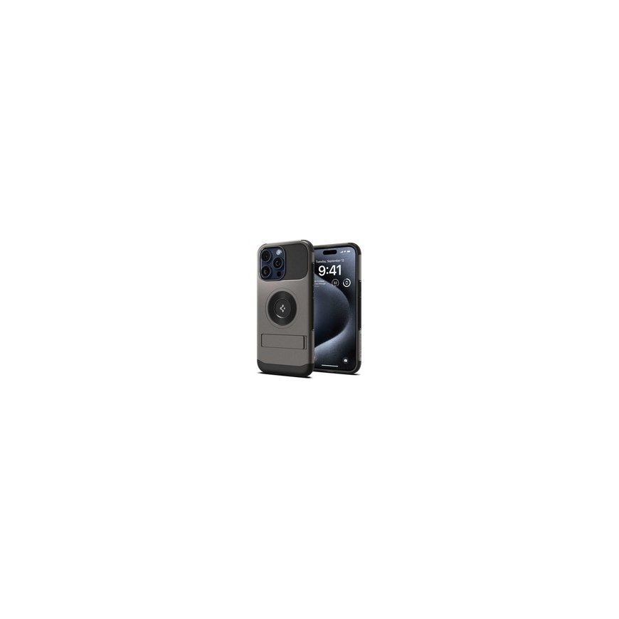 UNIQ Lyden DS -kotelo iPhone 17 Pro Magclick-lataus oranssi/harmaa