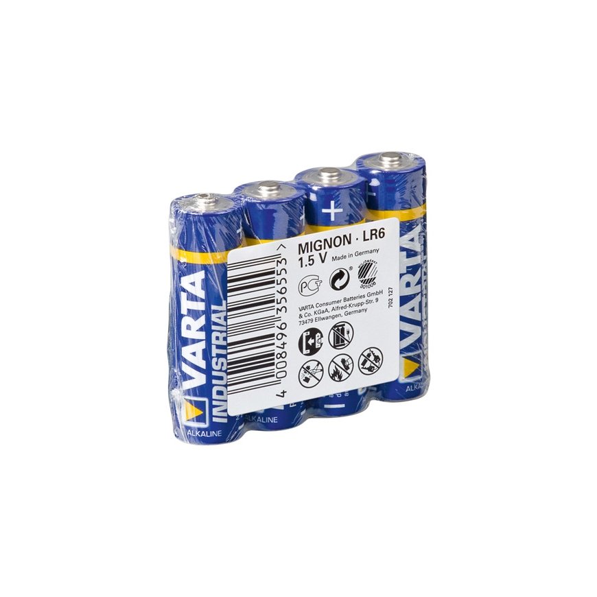 Varta LR6 4-SP Industrial Vienreizējas lietošanas