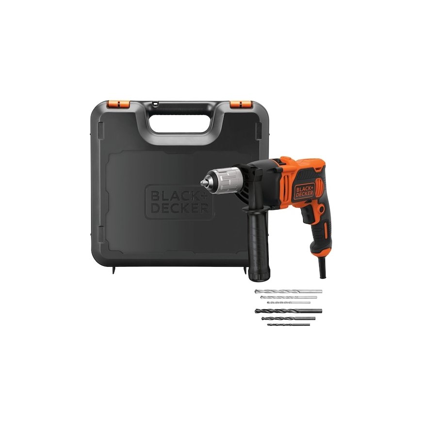 Black & Decker BEH850K 3100 RPM Bez atslēgas Melns, Oranžs