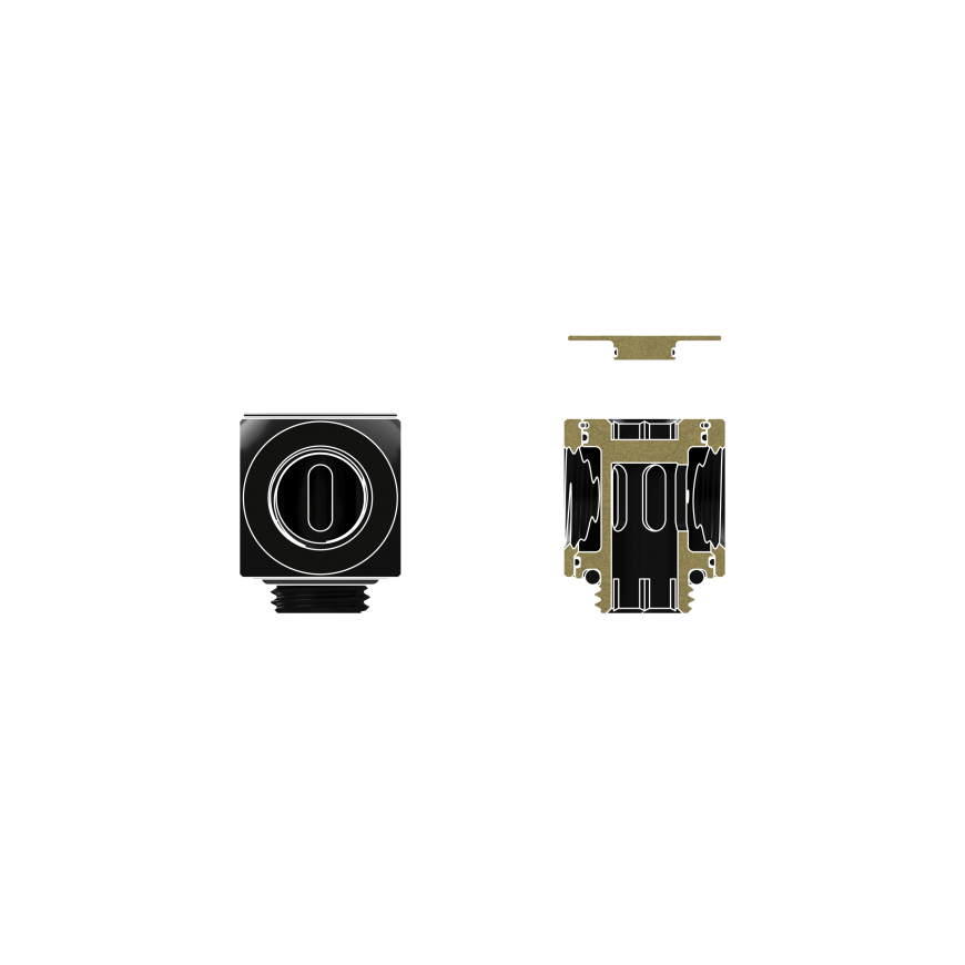 Thermal Grizzly DeltaMate Rotary - T, musta