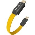 Taktinis vielos gyvatė USB-C 1,2 m juoda Taktinis vielos gyvatė USB-C 1,2 m juoda