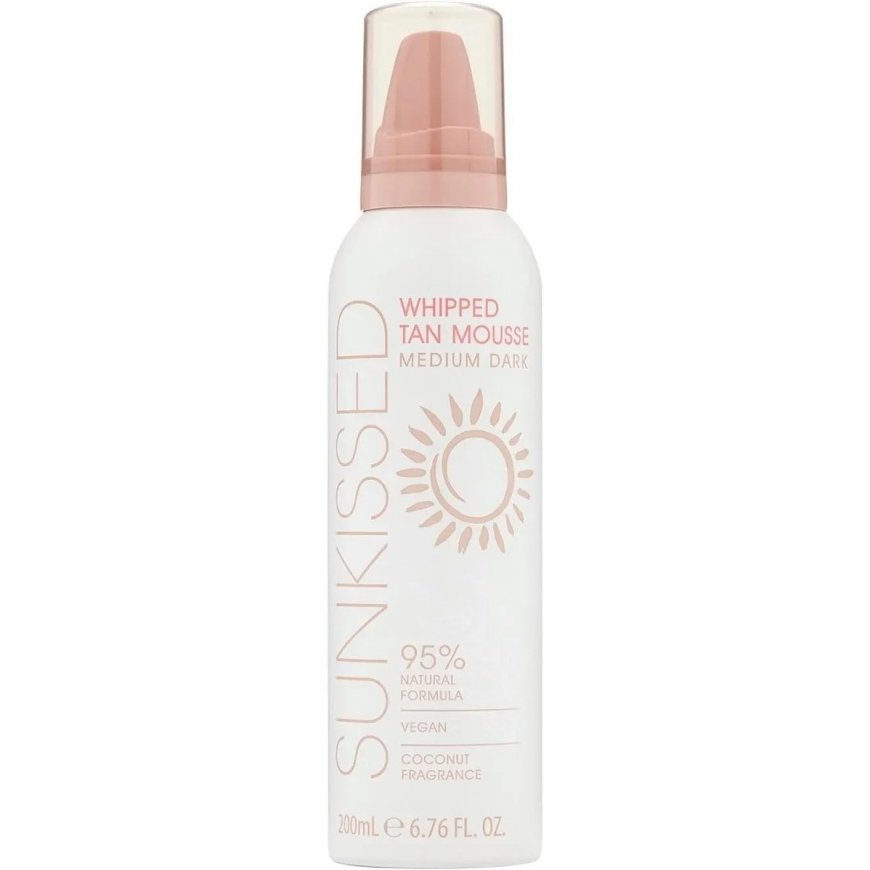 Sunkissed Whipped Tan Mousse Medium Dark Spray, 200 ml Spray