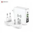 Forcell 4in1 15W Travel Set Wireless & Wall Charger USB C with Power Bank 8000maah Forcell 4in1 15W Travel Set Wireless & Wall Charger USB C with Power Bank 8000maah