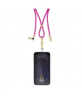 Intenso Handykette als Lade- + Datenkabel USB-C bis 1,65m neon pink USB кабель USB C Розовый