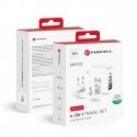 Forcell 4in1 15W Travel Set Wireless & Wall Charger USB C with Power Bank 8000maah Forcell 4in1 15W Travel Set Wireless & Wall Charger USB C with Power Bank 8000maah