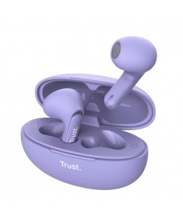 Trust Yavi Headset True Wireless Stereo (TWS) In-ear Calls/Music USB Type-C Bluetooth Purple