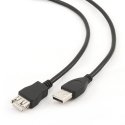 Gembird 3m USB 2.0 A M/FM USB kabelis USB A Juoda Gembird 3m USB 2.0 A M/FM USB kabelis USB A Juoda