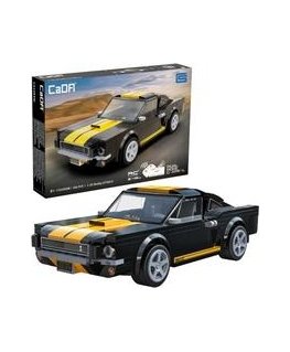 CaDA-rakennuspalikat, kilpa-auto etäohjauksella, "Shelby GT 350H" urheiluauto, 291 osaa, etäohjattava