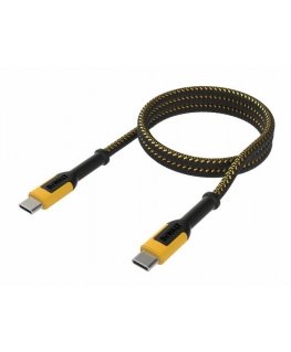 Dewalt USB C–USB C cable with Kevlar technology, up to 100 W, 1.8 m, d