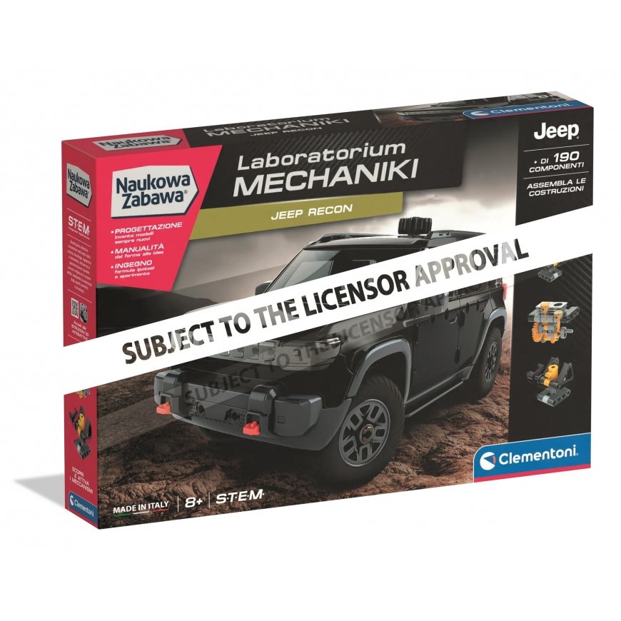 Clementoni Игрушки CLE Научная игра Лабомеханики JeepRecon 50401 – 2