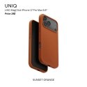 UNIQ Lino Case for iPhone 17 Pro Max Magclick Charging Orange UNIQ Lino Case for iPhone 17 Pro Max Magclick Charging Orange