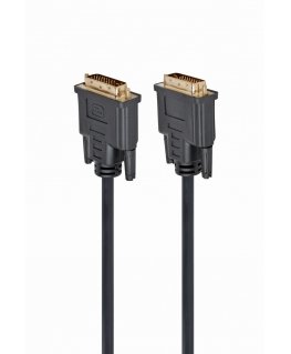 Gembird DVI-D/DVI-D 3m DVI кабель Черный