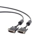Gembird DVI-D/DVI-D 3m DVI кабель Черный Gembird DVI-D/DVI-D 3m DVI кабель Черный