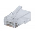 Intellinet 791090 vadu savienotājs RJ45 Caurspīdīgs Intellinet 791090 vadu savienotājs RJ45 Caurspīdīgs
