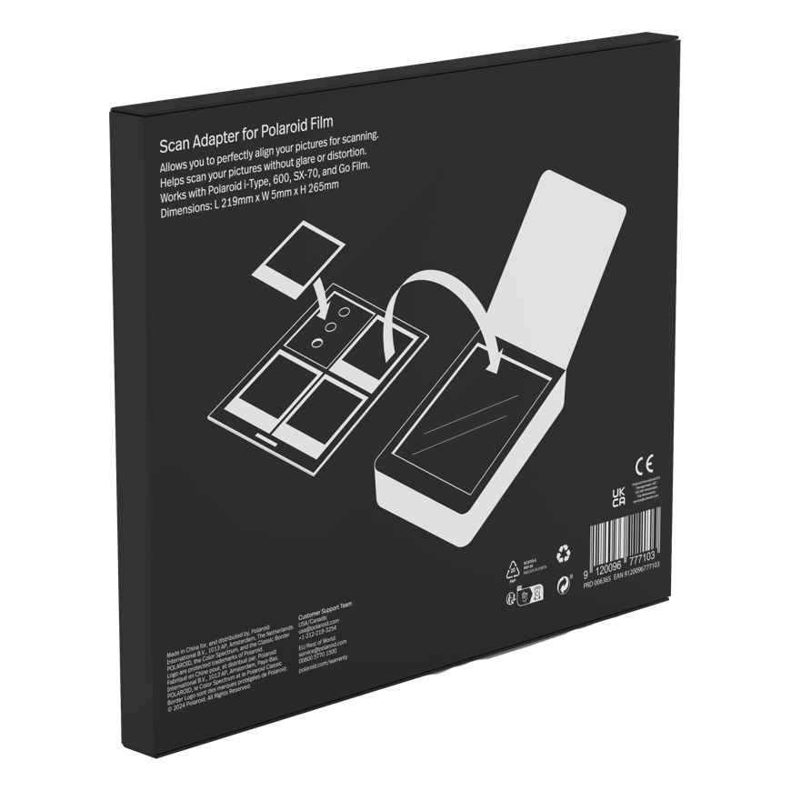 Polaroid stuudio skanneri adapter Polaroid piltidele