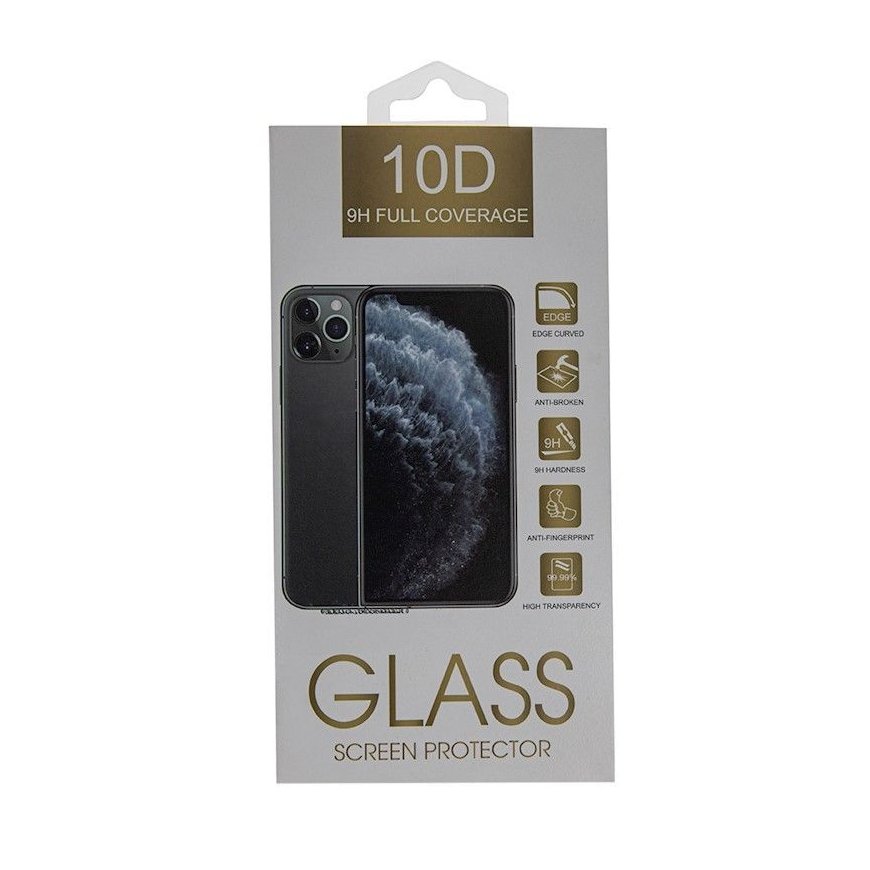 Samsung Galaxy S25 / S24 Temperētais stikls 10D Melns