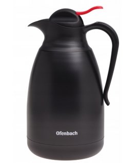 Nerūdijančio plieno termosas 1,5 L, juodas, 101332, KAMILLE