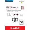 SanDisk Ultra Dual m3.0 USB zibatmiņa 32 GB USB Type-A / Micro-USB 3.2 Gen 1 (3.1 Gen 1) Melns, Sudr SanDisk Ultra Dual m3.0 USB zibatmiņa 32 GB USB Type-A / Micro-USB 3.2 Gen 1 (3.1 Gen 1) Melns, Sudr