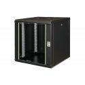 Digitus DN-19 12U-6/6-SW lentyna Sieninis stovas Juoda Digitus DN-19 12U-6/6-SW lentyna Sieninis stovas Juoda
