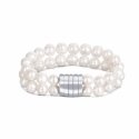 Jwl Luxury Pearls Kahekordne/kaks rida ehtne valge pärli käevõru JL0598 Jwl Luxury Pearls Kahekordne/kaks rida ehtne valge pärli käevõru JL0598
