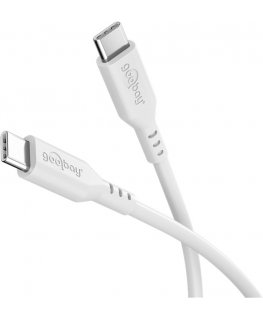 Goobay 77743 USB kabelis USB 2.0 1,5 m USB C Balts