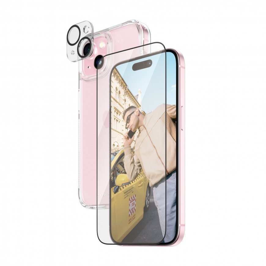 PanzerGlass ® 3-in-1 Pack iPhone 15 Skaidri ekrano apsauga Apple 1 vnt