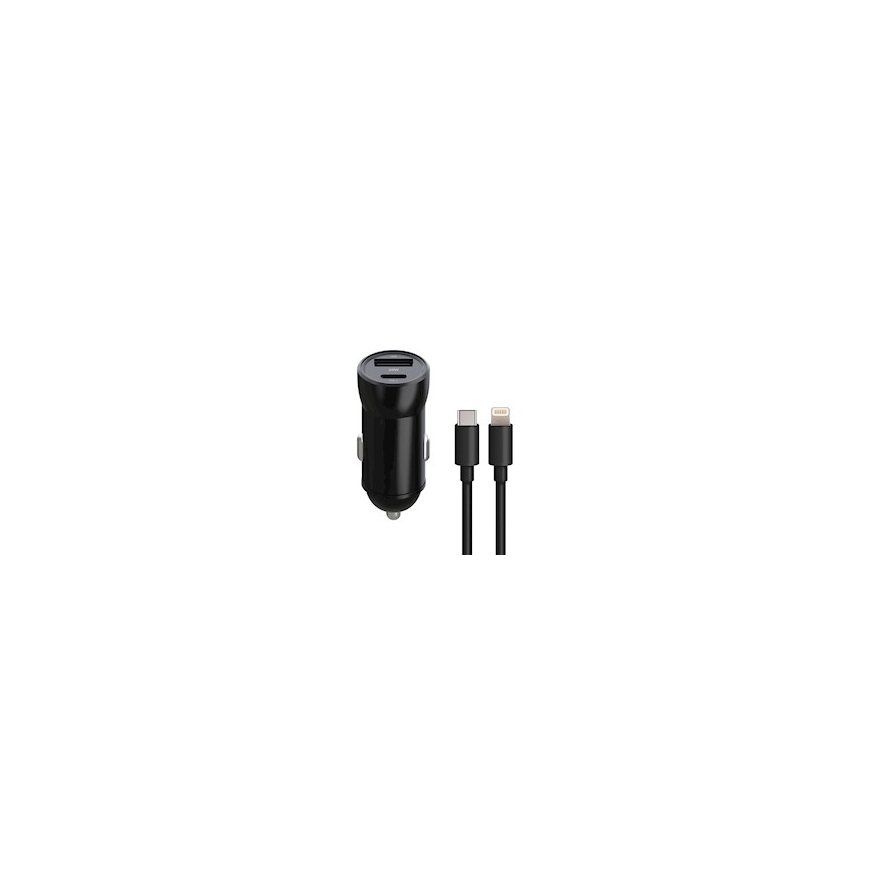 Setty GAN sieninis įkroviklis PD+QC USB + USB-C 65W LSI-02 baltas JO