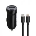 Setty GAN wall charger PD+QC USB + USB-C 65W LSI-02 white JO Setty GAN wall charger PD+QC USB + USB-C 65W LSI-02 white JO