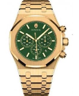 DONOVAL WATCHES OTTO MEN'S WATCH DL0011 – CHRONOGRAPH + BOX (zdo003a)