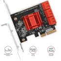 Axagon PCES-SA6 liidesekaart/adapter Sisemine SATA Axagon PCES-SA6 liidesekaart/adapter Sisemine SATA