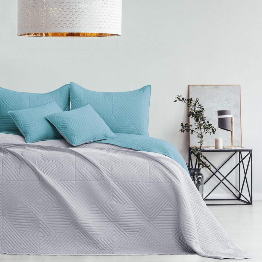 Soft blanket SOFTA blue made of simple fabric type - microfiber textile 170x210 AmeliaHome – 2