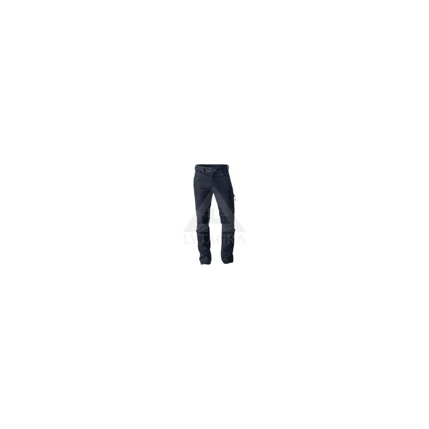 Neo Tools DENIM work trousers, reinforced with Oxford material, gray, size S – 2