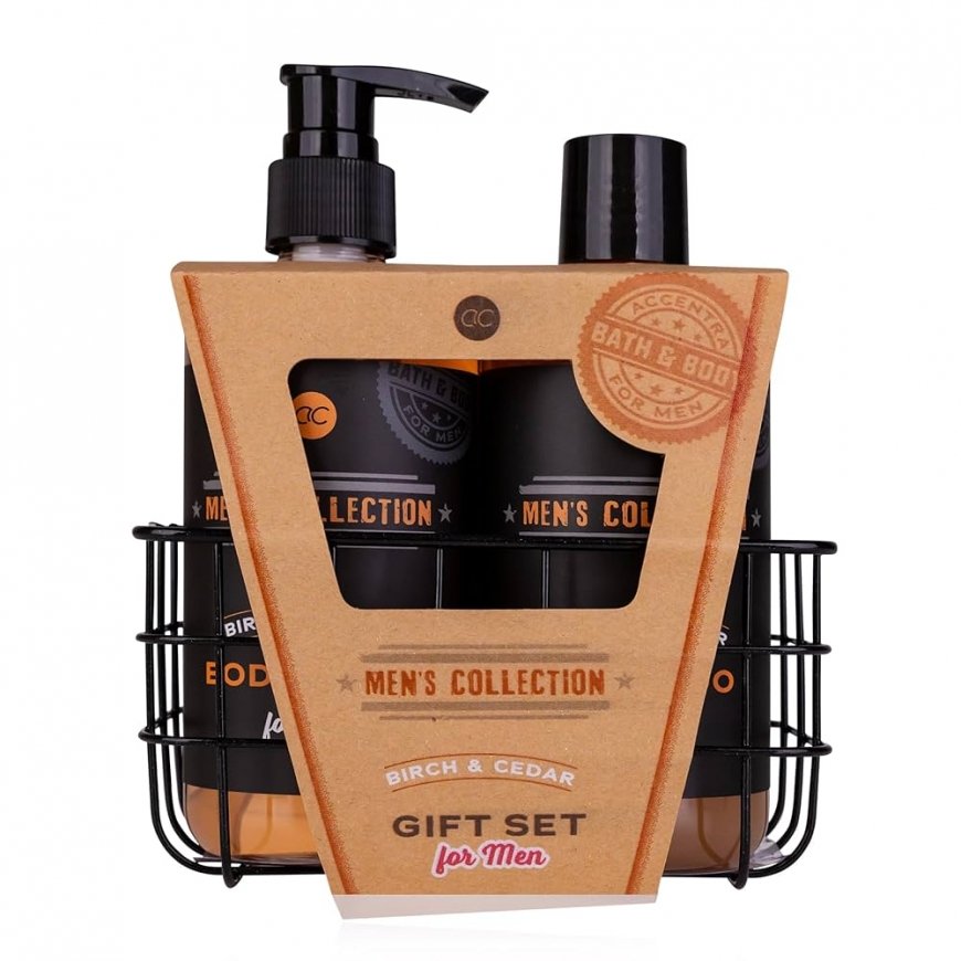 Accentra Gift set in a wire basket Men`s Collection