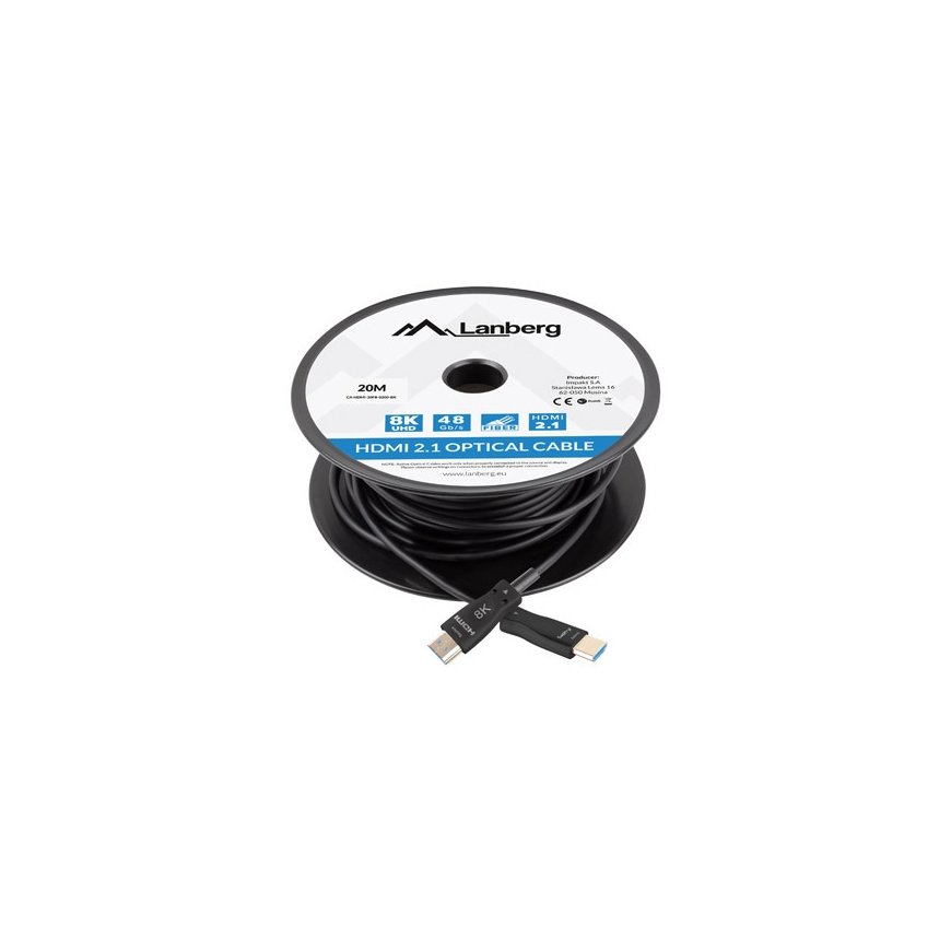 Lanberg CA-HDMI-30FB-0200-BK HDMI кабель 20 m HDMI Тип A (Стандарт) Черный – 4