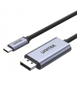UNITEK V1409A cable gender changer USB-C DisplayPort Black, Grey