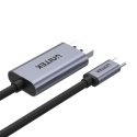 UNITEK V1409A kabelių lizdinio / kištukinio jungčių tipo keitiklis USB-C DisplayPort Juoda, Pilka UNITEK V1409A kabelių lizdinio / kištukinio jungčių tipo keitiklis USB-C DisplayPort Juoda, Pilka