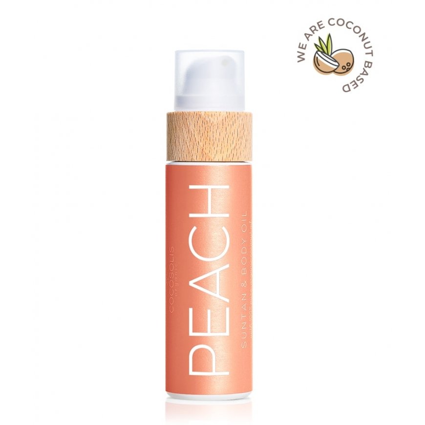 COCOSOLIS PEACH Saulės įdegio ir kūno aliejus 100 ml
