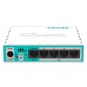 Mikrotik hEX lite ar vadiem pievienojams rūteris Balts Mikrotik hEX lite ar vadiem pievienojams rūteris Balts