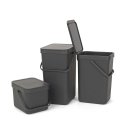 Brabantia 109805 урна для мусора 12 L Прямоугольный Серый Brabantia 109805 урна для мусора 12 L Прямоугольный Серый