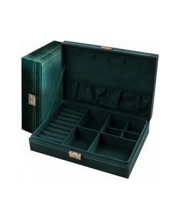 Retoo ehted karbi korraldaja koos lukuga 23,2 x 19 x 9 cm - tume roheline