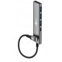 Goobay 76562 Slim 4-port USB hub, USB-C į USB-C™/USB-A, 5 Goobay 76562 Slim 4-port USB hub, USB-C į USB-C™/USB-A, 5