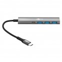 Goobay 76562 Slim 4-portu USB-hubs, USB-C uz USB-C™/USB-A, 5 Goobay 76562 Slim 4-portu USB-hubs, USB-C uz USB-C™/USB-A, 5