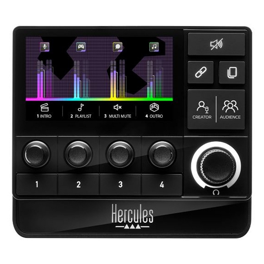 Hercules Stream 200 XLR musta 9 painikkeet – 2