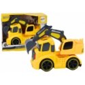 Lean Toys Kārklu buldozers būvniecības transports ar pārvietojamu spaini dzeltenā krāsā Lean Toys Kārklu buldozers būvniecības transports ar pārvietojamu spaini dzeltenā krāsā