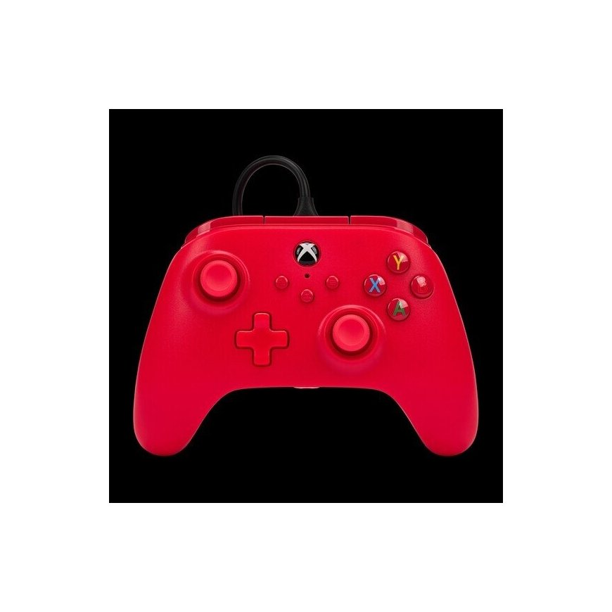 PowerA 1519366-01 mängukontroller Punane USB Juhtpult Analoog PC, Xbox One, Xbox Series S, Xbox Seri