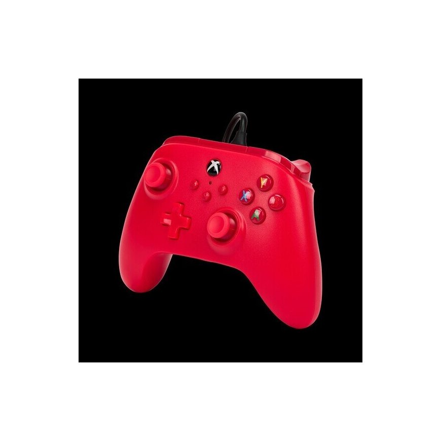 PowerA 1519366-01 peliohjain Punainen USB Pad-ohjain Analoginen PC, Xbox One, Xbox Series S, Xbox Se – 4